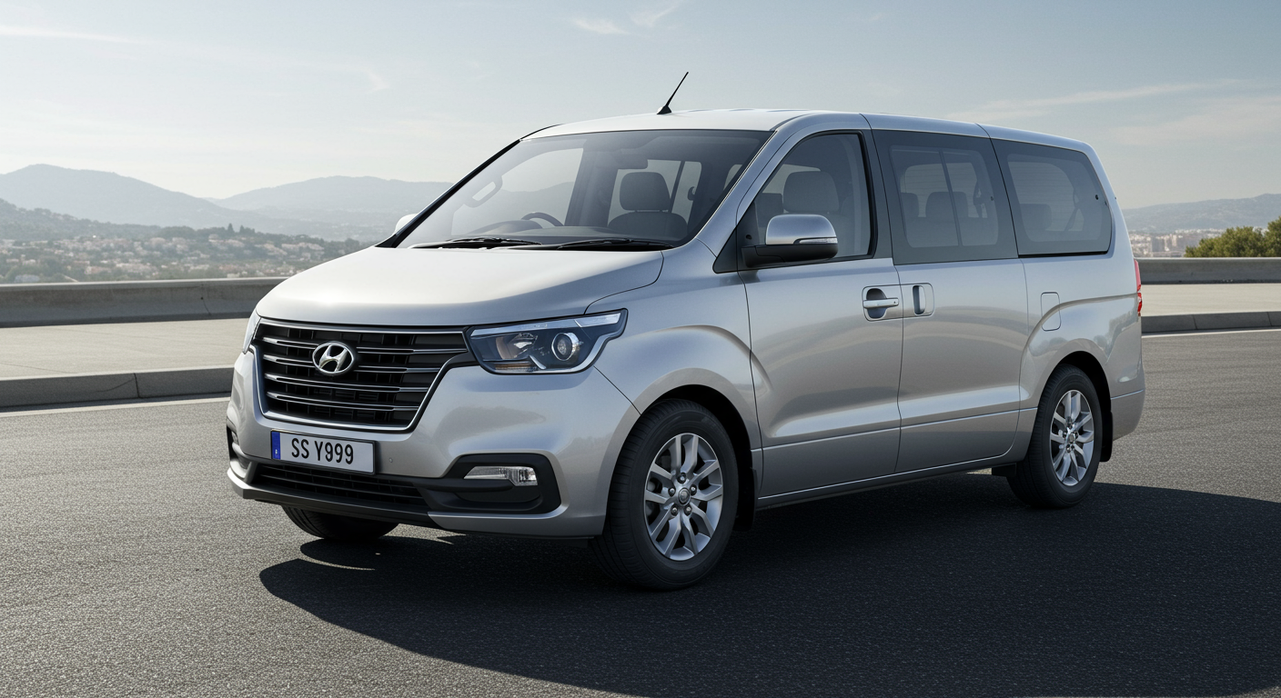 Minivan com bagagem
